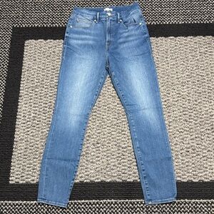 Good American Good Legs Sculpt High Rise Skinny Jeans Women’s Sz 31 Medium Wash